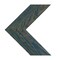 Ekena Millwork 11"W x 12"H x 3/4"D Vintage Farmhouse 3 1/2" Chevron, Barnwood Decor Collection, Driftwood Blue DECR11X12X075CHVBU - alternate 4